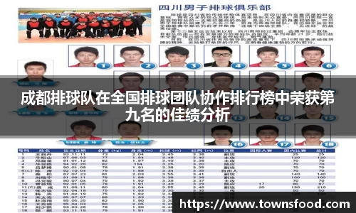 成都排球队在全国排球团队协作排行榜中荣获第九名的佳绩分析