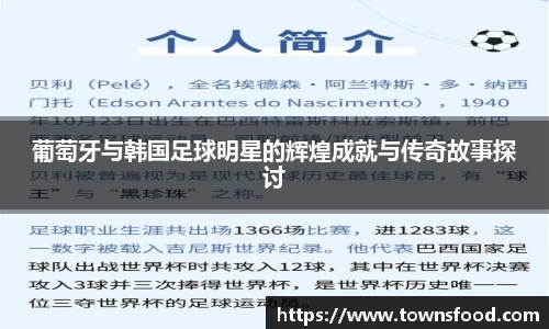 葡萄牙与韩国足球明星的辉煌成就与传奇故事探讨